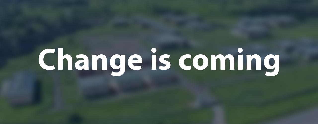 You are currently viewing Change is coming